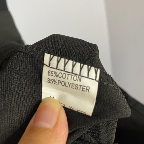 PASSION FUSION Black Maxi Dress Gold Trim - Picture 10 of 12